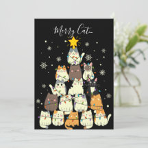 Prettig kerstfeest Prettig Katten-Kerstmis Kattenb