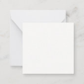 Prettig kerstfeest/prettige feestdagen notitiekaartje (Achterkant)