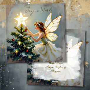 Prettig Kerstfeest Pretty Fairy Persoonlijke Ker Feestdagenkaart