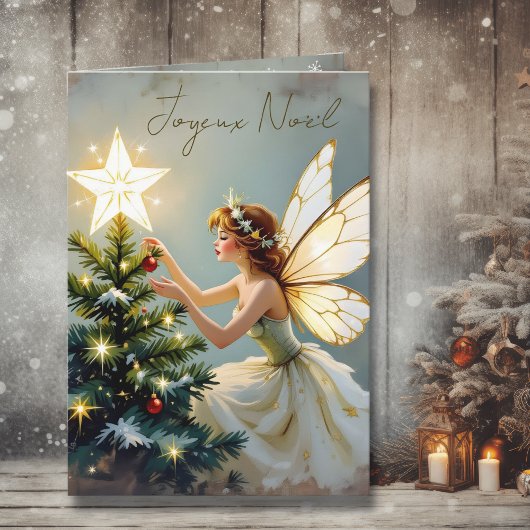 Prettig Kerstfeest | Pretty Fairy Persoonlijke Ker Kaart