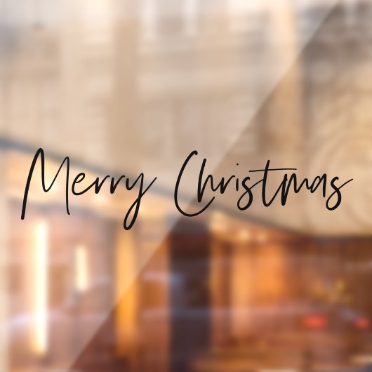 Prettig Kerstfeest | Raamfolie Kerst Raamsticker (Vel 2)