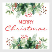 Prettig kerstfeest  raamsticker (Vel)