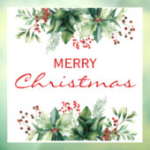 Prettig kerstfeest  raamsticker (Vel 3)