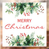 Prettig kerstfeest  raamsticker (Vel 2)