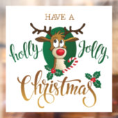 Prettig Kerstfeest Raamsticker (Vel 2)