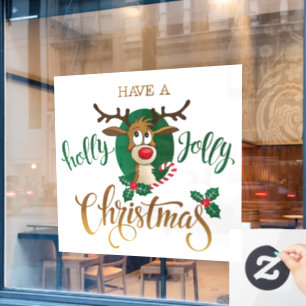 Prettig Kerstfeest  Raamsticker
