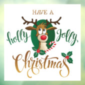 Prettig Kerstfeest Raamsticker (Vel 3)