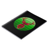 PRETTIG KERSTFEEST REN NOTITIEBOEK (Linkerzijde)