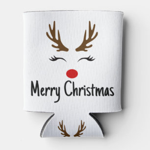 Prettig kerstfeest rendier blikjeskoeler