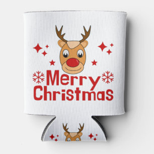 Prettig kerstfeest rendier blikjeskoeler
