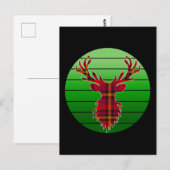 PRETTIG KERSTFEEST RENDIER BRIEFKAART (Voorkant / Achterkant)