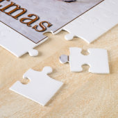 Prettig kerstfeest Rendier Cavalier King Charles Legpuzzel (Zijkant)