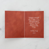 Prettig kerstfeest Rendier Feestdagen Kaart (Binnen)