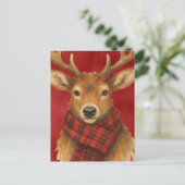 Prettig kerstfeest Rendieren Briefkaart (Staand voorkant)