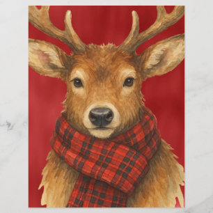 Prettig kerstfeest Rendieren Flyer