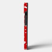 Prettig kerstfeest Rendieren Rood Case-Mate iPhone Case (Achterkant / Links)