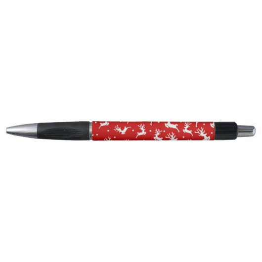 Prettig kerstfeest Rendieren Rood Pen (Voorkant)