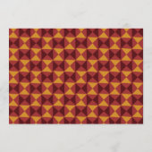 Prettig kerstfeest Retro patroon uit het midden va Feestdagenkaart (Achterkant)