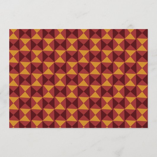 Prettig kerstfeest Retro patroon uit het midden va Feestdagenkaart (Achterkant)