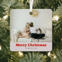 Prettig kerstfeest Retro Speels Serif Foto