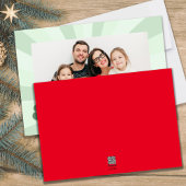 Prettig kerstfeest Retro typografie Multi foto  Feestdagenkaart