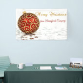 Prettig kerstfeest, Rode Bal, Sterren Spandoek (Beurs)