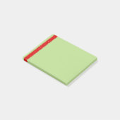Prettig kerstfeest, rode banier post-it® notes (Schuin)