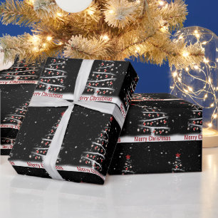 Prettig kerstfeest Rode sokken en honkbalornamente Cadeaupapier