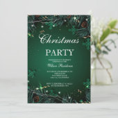 Prettig Kerstfeest | Rode Typografie Kaart (Staand voorkant)
