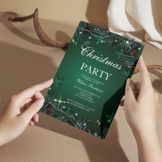 Prettig Kerstfeest | Rode Typografie Kaart