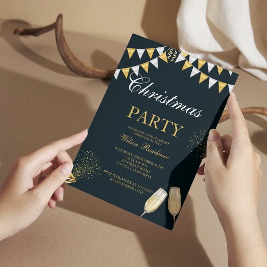 Prettig Kerstfeest | Rode Typografie Kaart