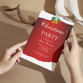 Prettig Kerstfeest | Rode Typografie Kaart