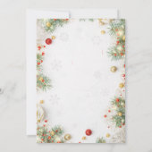 Prettig Kerstfeest | Rode Typografie Kaart (Achterkant)