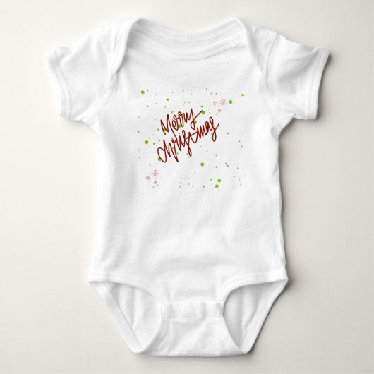 Prettig kerstfeest romper (Voorkant)