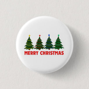 Prettig kerstfeest ronde button 3,2 cm