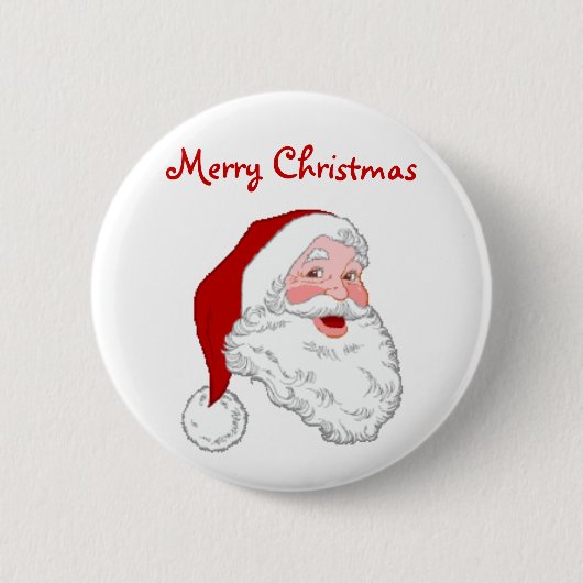 Prettig kerstfeest ronde button 5,7 cm (Voorkant)