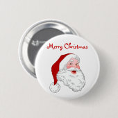 Prettig kerstfeest ronde button 5,7 cm (Voorkant /achterkant)