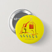Prettig Kerstfeest Ronde Button 5,7 Cm (Voorkant /achterkant)