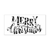 Prettig kerstfeest rubberstempel (Afrduk)
