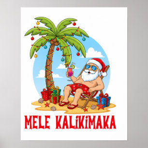 Prettig Kerstfeest Santa Kerstmis Poster