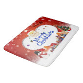 Prettig kerstfeest, Santa's Liefde Badmat (Gekanteld)