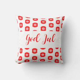 Prettig Kerstfeest Scandinavisch patroon cadeau Kussen