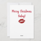 Prettig kerstfeest schatje feestdagenkaart (Achterkant)