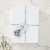 Prettig kerstfeest Schattig Cadeaulabel (Met Touw)