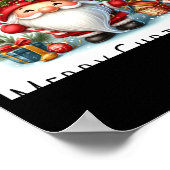 Prettig kerstfeest Schattige kerstgnome En Meer Poster (Hoek)