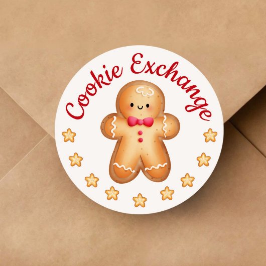 Prettig kerstfeest Schattige kerstman van gemberko Ronde Sticker