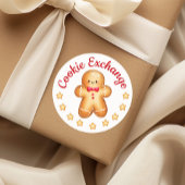 Prettig kerstfeest Schattige kerstman van gemberko Ronde Sticker