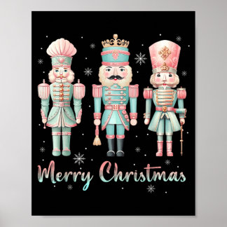 Prettig kerstfeest Schattige Nuer Kerst Pyjama Bal Poster