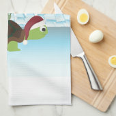 Prettig kerstfeest! Schildpad en Slak Theedoek (Quarter Fold)