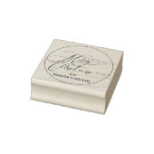Prettig kerstfeest Script Eenvoudige Liefde Rubberstempel (Stempel)